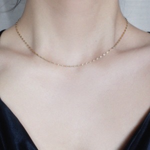Vintage chain necklace (14k gold)